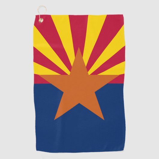 Arizona-Staats-Flagge Golfhandtuch (Vorderseite)