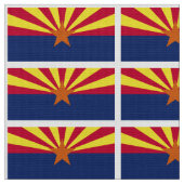 Arizona-Staats-Flagge Stoff (Nahaufnahme)