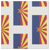 Arizona-Staats-Flagge Stoff (Nahaufnahme)