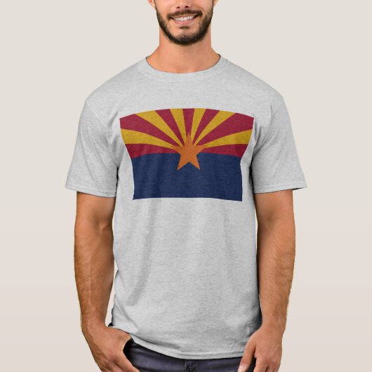 Arizona-Staats-Flagge T-Shirt (Vorderseite)