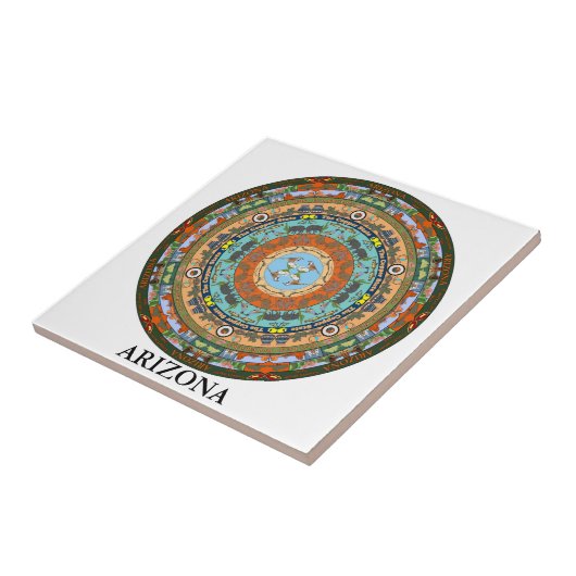 Arizona-Staats-Keramik-Fliese Fliese (Seite)
