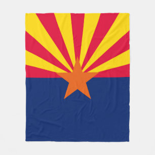 Arizona Staatsflagge Design Dekor Fleecedecke