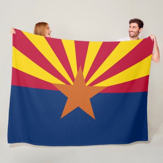 Arizona Staatsflagge Fleecedecke (Beispiel)