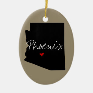 Arizona-Stadt Keramikornament
