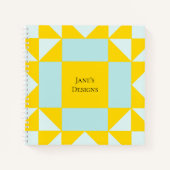 Arizona Star Quilt Blockquilters Notizblock (Vorderseite)