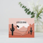 Arizona State Artistic Boho Monochromatic  Postkarte (Stehend Vorderseite)