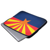 Arizona State Flag Electronics Bag Laptopschutzhülle (Vorne Knopf)
