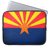 Arizona State Flag Electronics Bag Laptopschutzhülle (Vorderseite)