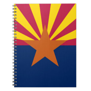 Arizona State Flag Notebook Notizblock