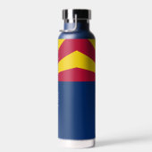 Arizona State Flag Personalize Name Hot oder Cold Trinkflasche (Rechts)
