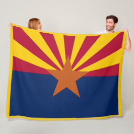 Arizona State Flag Print Patriota Fleecedecke