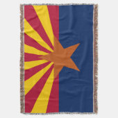 Arizona State Flag Print Patriotic Decke (Vorderseite Vertikal)