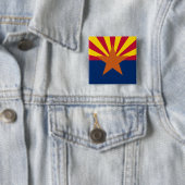 Arizona State Flag Square Button (Beispiel)