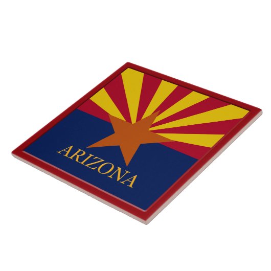 Arizona State Flag Tile Fliese (Seite)