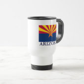 Arizona State Flag Travel Mug Reisebecher (VorderseiteRechts)