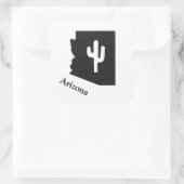 Arizona-Sticker Quadratischer Aufkleber (Tasche)