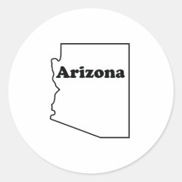 Arizona-Sticker Runder Aufkleber