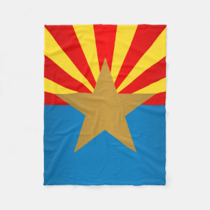 Arizona-Stolz Fleecedecke