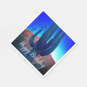 Arizona Südwest Happy Birthday Serviette (Ecke)