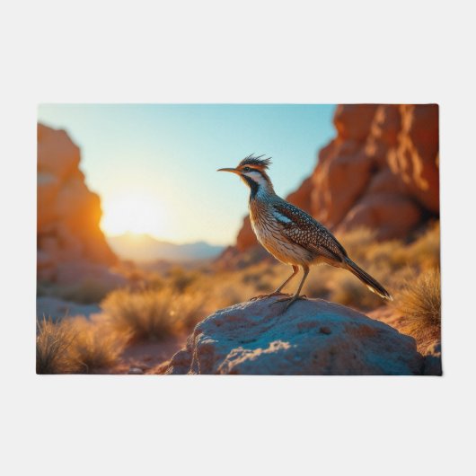 Arizona Südwest Wüste Roadrunner Doormat Fußmatte (Vorderseite)