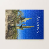 Arizona Südwestwüste Kaktus Puzzle (Horizontal)