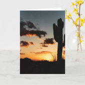 Arizona Sunet Picture Vatertag Karte (Gelbe Blume)