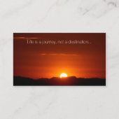 Arizona Sunrise Inspiration Business Name Card Visitenkarte (Vorderseite)