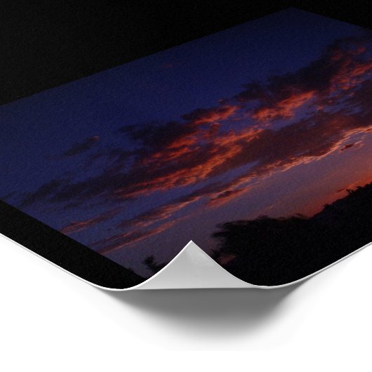 Arizona Sunset 11 Poster (Ecke)