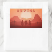 Arizona Sunset Aufkleber (Tasche)