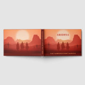 Arizona Sunset-benutzerdefinierter Text Gästebuch (Voll)