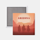 Arizona Sunset benutzerdefinierter Textmagnet Magnet (Vorderseite/Rückseite)