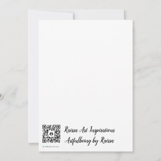 Arizona Sunset Dankeskarte (Rückseite)