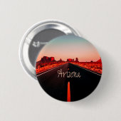 Arizona Sunset Desert Red Rocks Button (Vorne & Hinten)