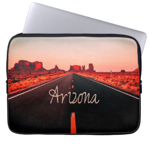 Arizona Sunset Desert Red Rocks Laptopschutzhülle