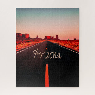 Arizona Sunset Desert Red Rocks Puzzle