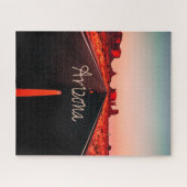 Arizona Sunset Desert Red Rocks Puzzle (Horizontal)