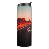 Arizona Sunset Desert Red Rocks Thermosbecher (Nach links gedreht)