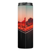 Arizona Sunset Desert Red Rocks Thermosbecher (Rückseite)