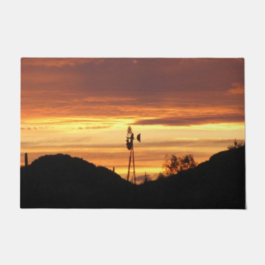 Arizona Sunset Door Mat Fußmatte (Vorderseite)