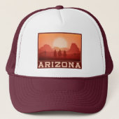 Arizona Sunset LKW-Hüte Truckerkappe (Vorderseite)