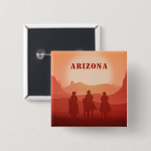 Arizona Sunset-Magnet Button (Vorne & Hinten)