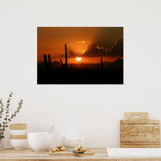 Arizona Sunset Poster (Küche)