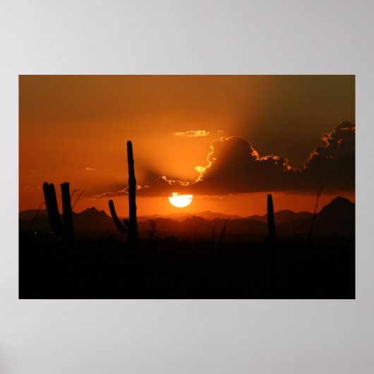 Arizona Sunset Poster (Vorne)