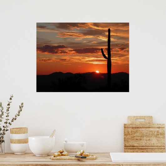 Arizona Sunset Poster (Küche)