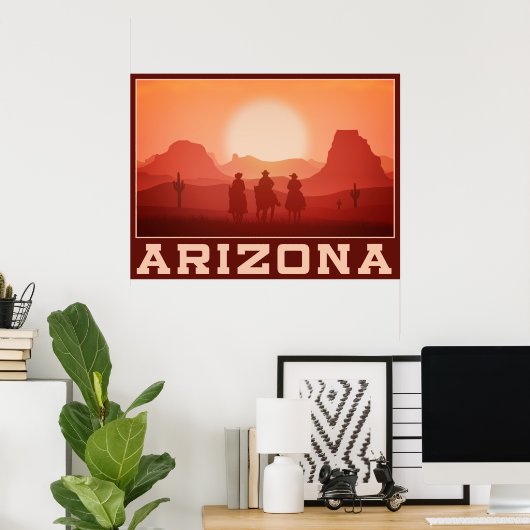 Arizona Sunset Poster 2 (Heimbüro)