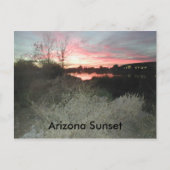 Arizona Sunset Postkarte (Vorderseite)