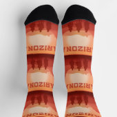 Arizona Sunset Socken (Oben)