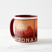 Arizona Sunset Tasse (Vorderseite Links)