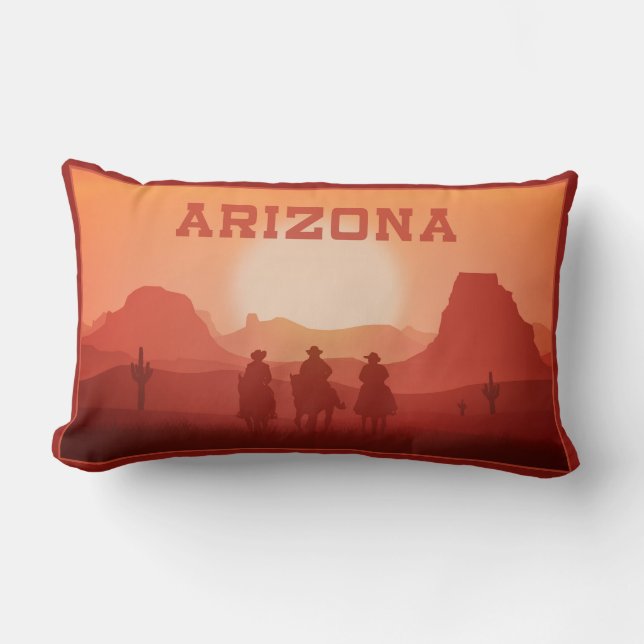 Arizona Sunset throw Kissen (Vorderseite)