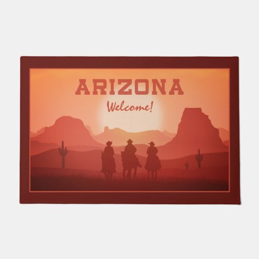 Arizona Sunset Türmatten Fußmatte (Vorderseite)